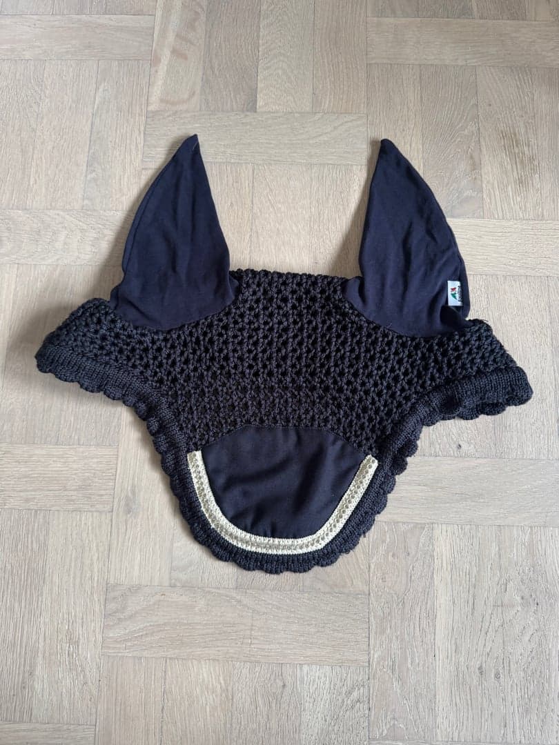 Bild 1 av Mörkblå huva med strass från Equiline 