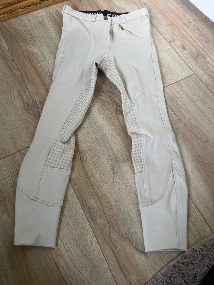 Media 1 of Beige ridbyxor