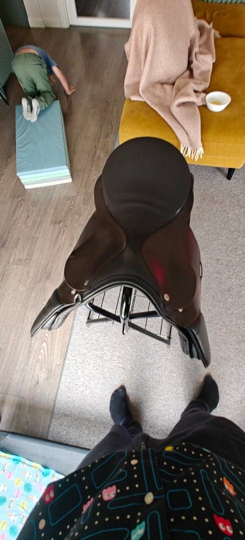 Bild av Mörkbrun äldre sadel