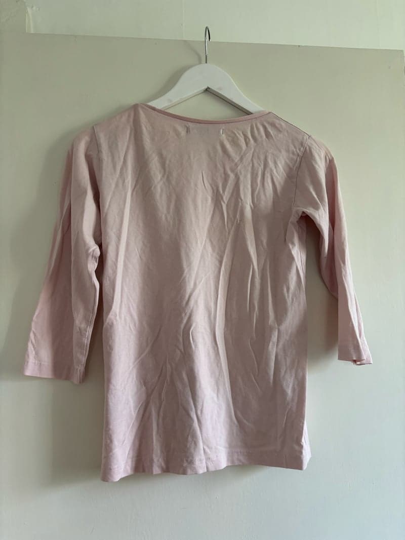 Bild 3 av Rosa trekvart tröja