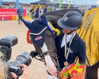 Inlägg 356 av Hoppning med titeln SM-Guld Young Rider 2021