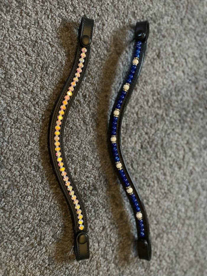 Media 2 av Egengjorda unika pannband