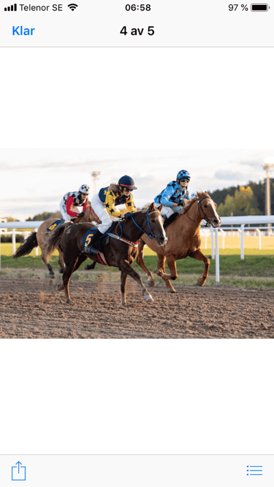 Inlägg 35 av Galopp med titeln Vinst på bro park