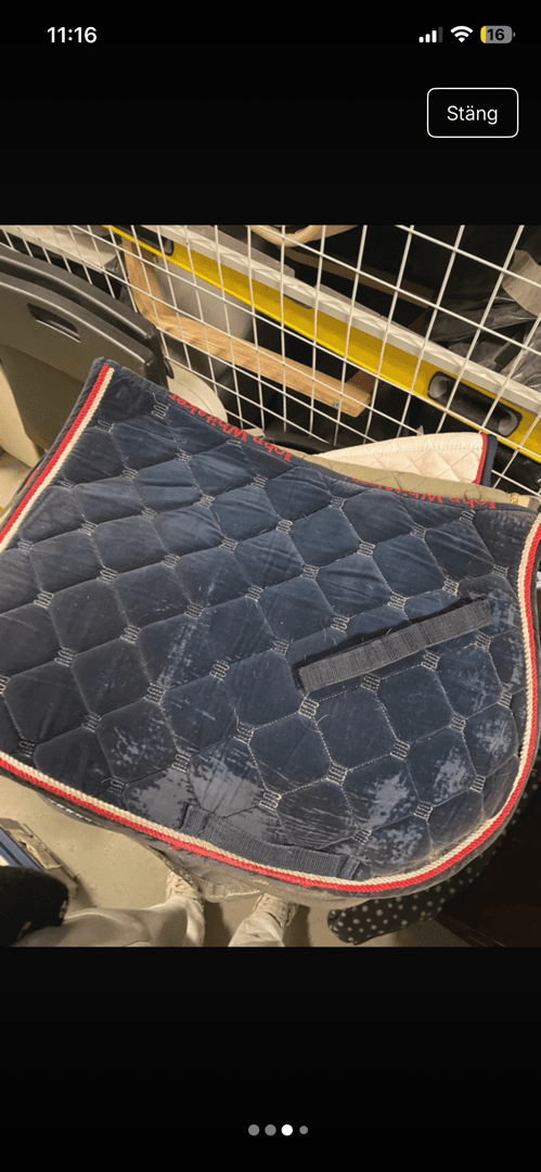 Image 3 of Mörkblått schabrak från John Whitaker 