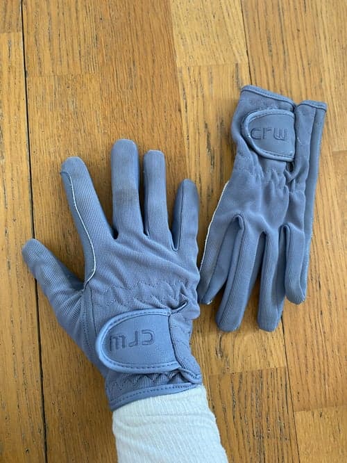 Bild av Grå ridhandskar från CRW