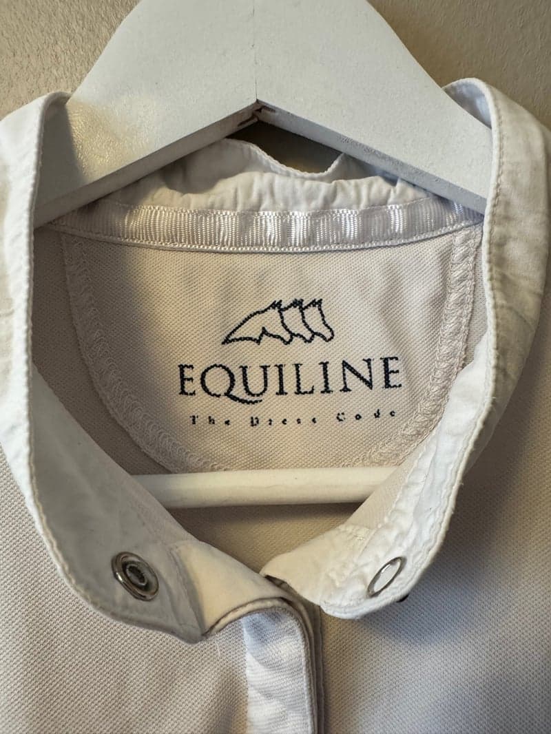 Bild 2 av Vit kortärmad tävlingströja