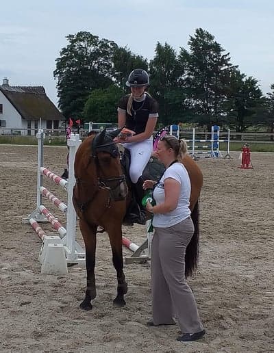 Inlägg 22 av Danskt varmblod med titeln 2. Stævne med Cookie