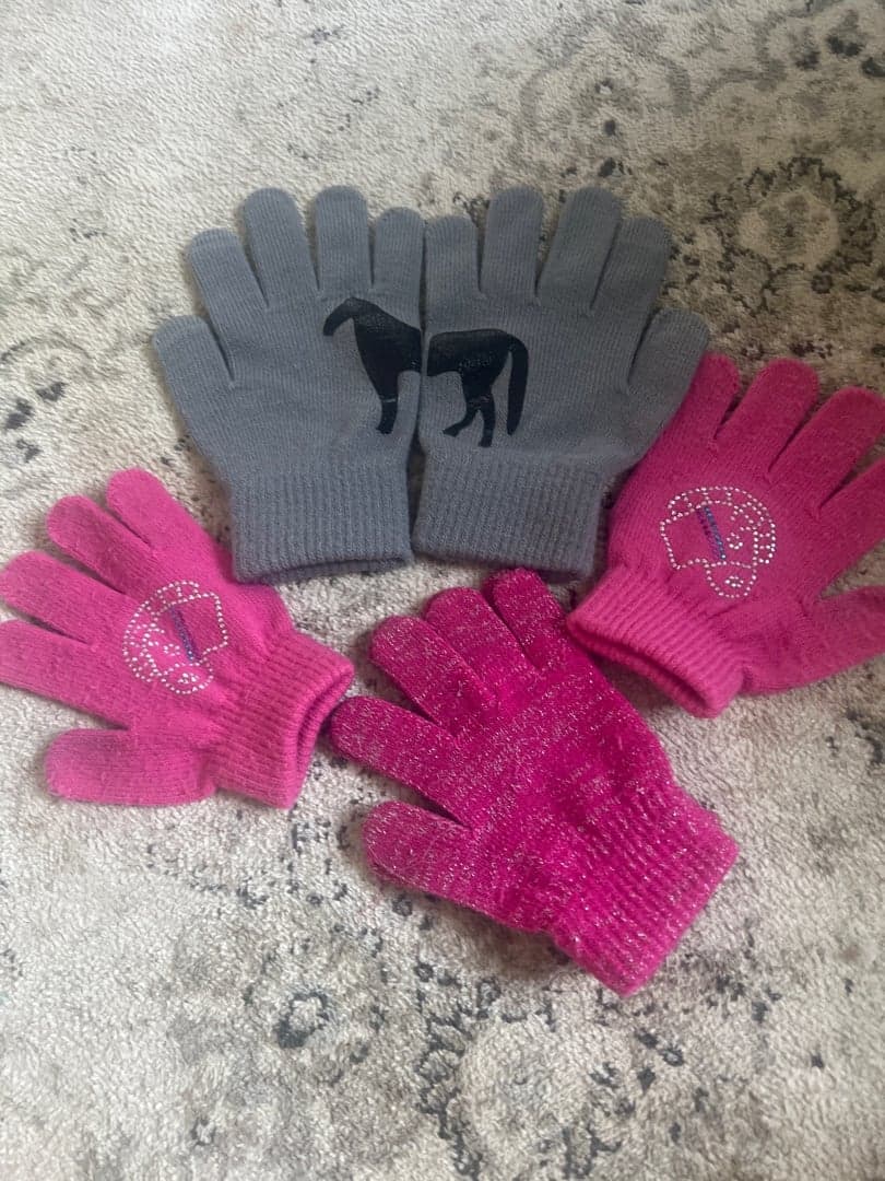 Bild 1 av  ridvantar/fingervantar 