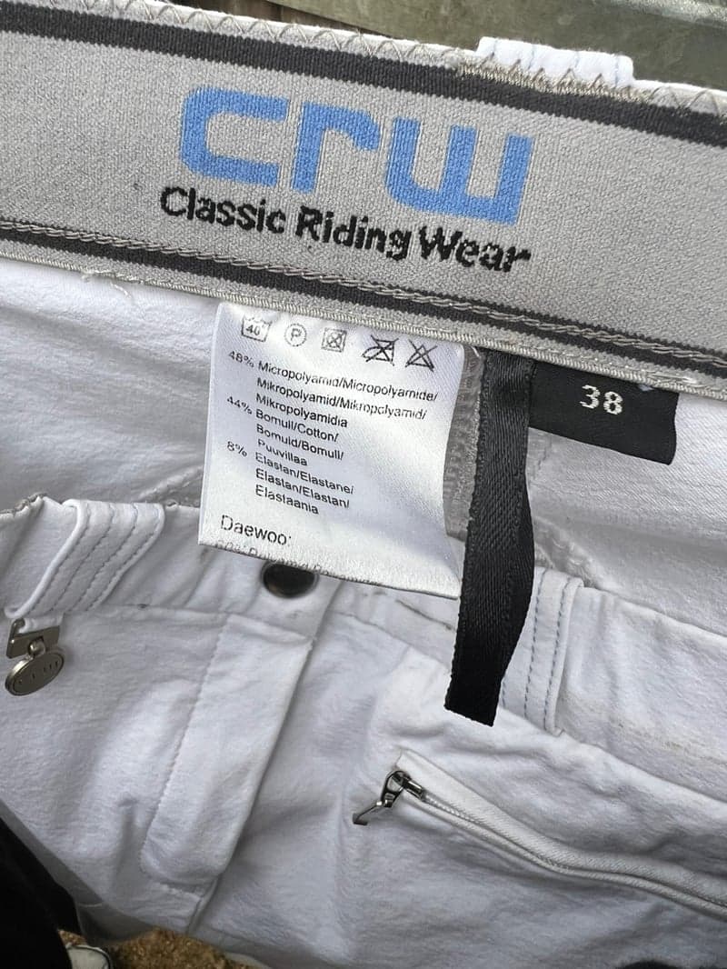 Bild 3 av Vita ridbyxor från CRW