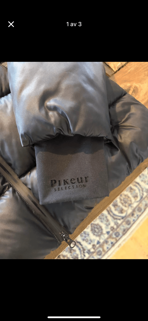 Media 2 av Svart dunjacka. PIKEUR selection quilt jacka 