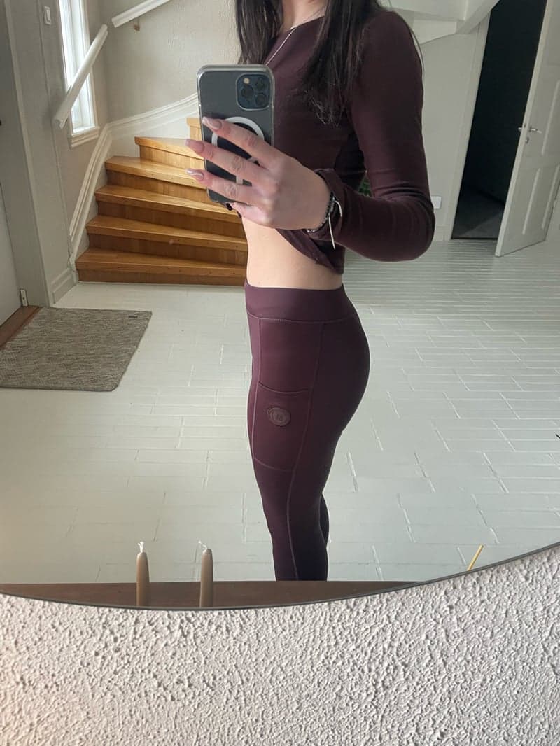 Bild 2 av Vinröda ridtights från kingsland