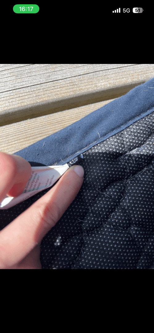 Bild 2 av Mörkblått schabrak från JH collection 