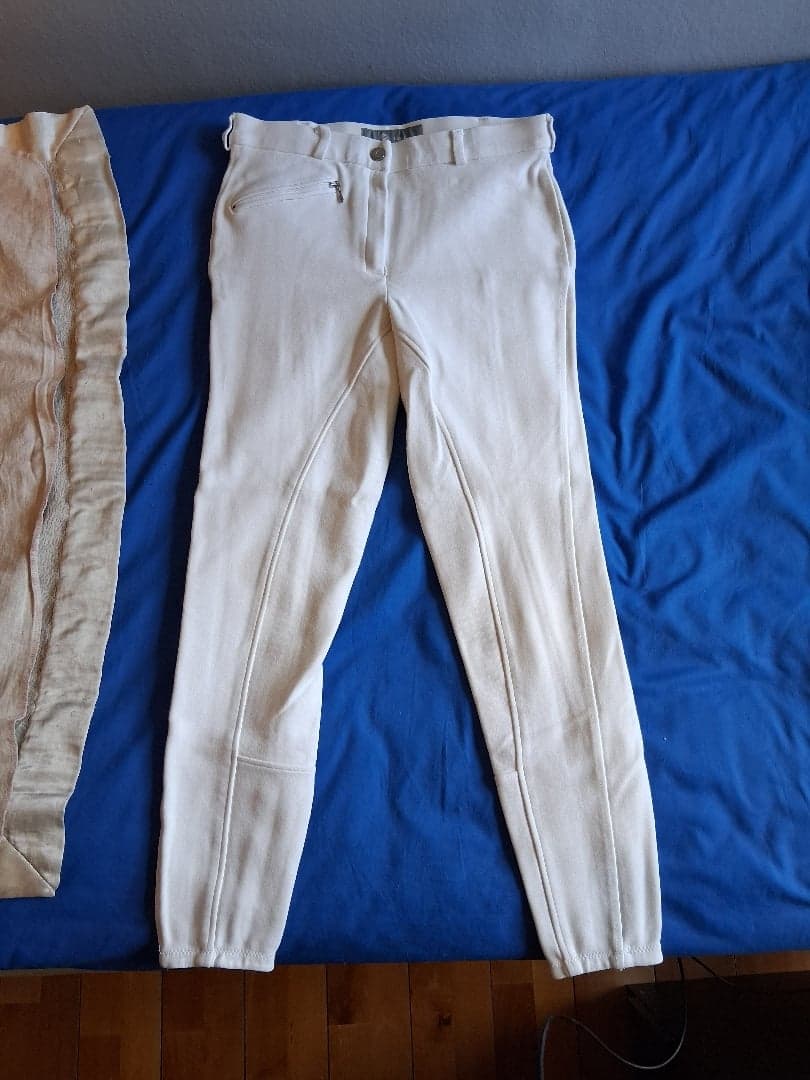 Bild 1 av Vita ridbyxor