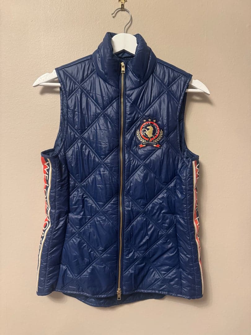 Bild 1 av Blå tunn dunväst 