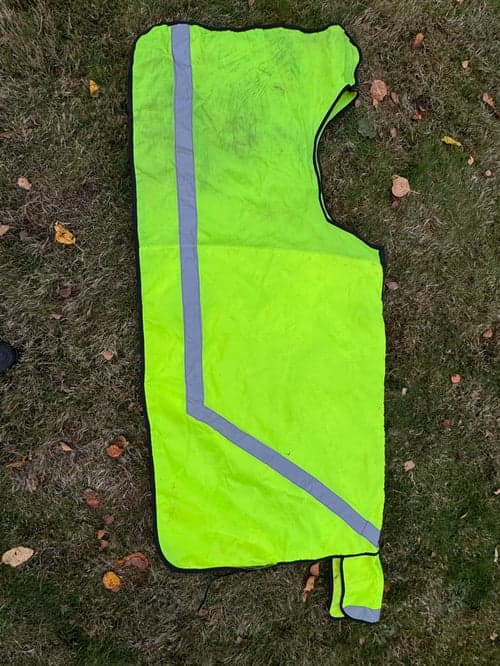 Bild av Neongrön reflex ridtäcke