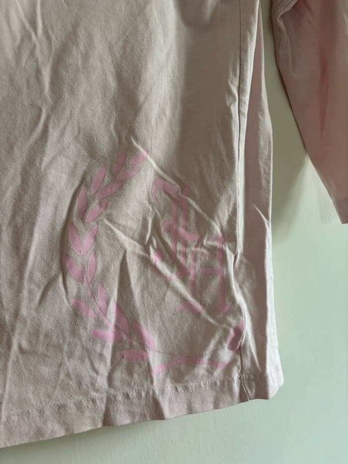 Media 2 av Rosa trekvart tröja