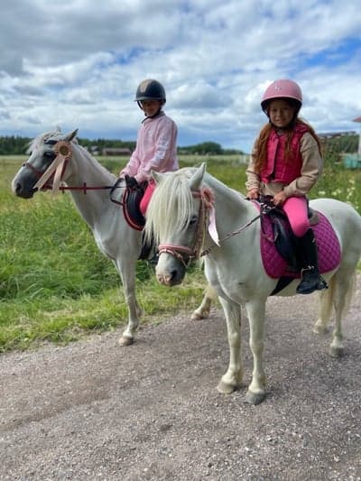 Inlägg 123 av Allround med titeln Jag och min kusin på våra ponnysar🥰😍
