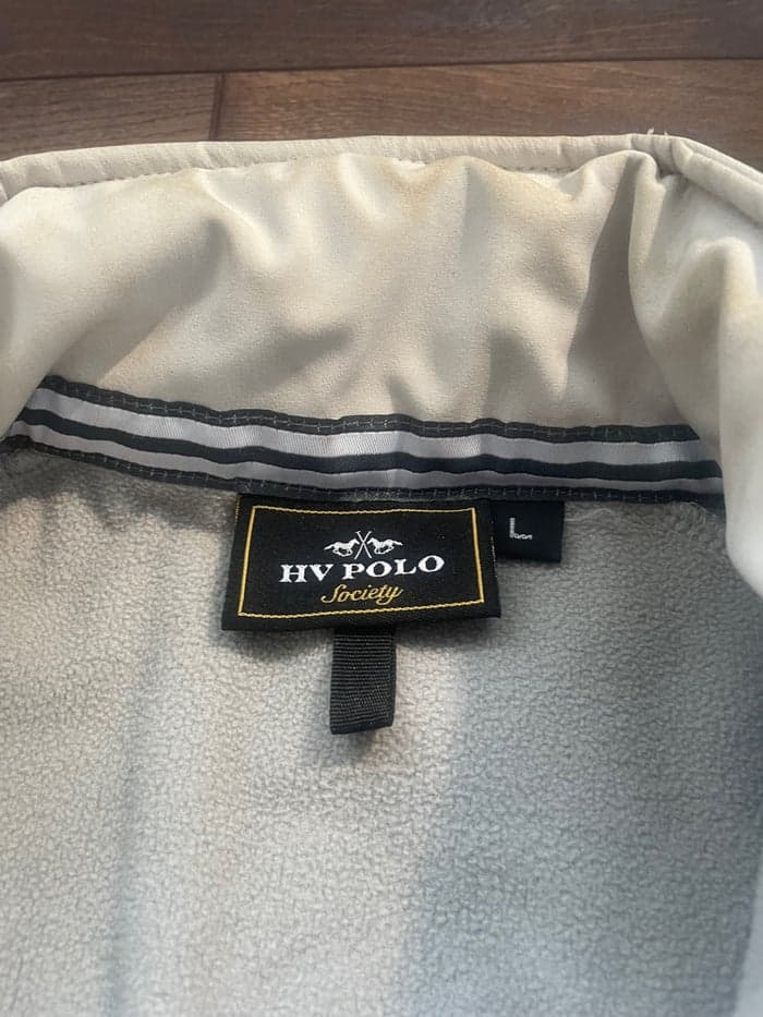 Media 4 of Beige HV Polo fleecefodrad väst storlek L