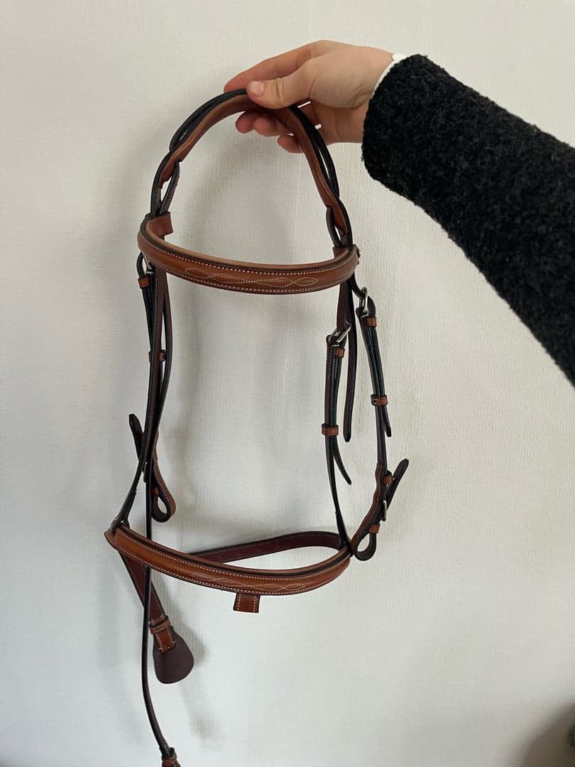 Bild 1 av Ljusbrunt Knights träns