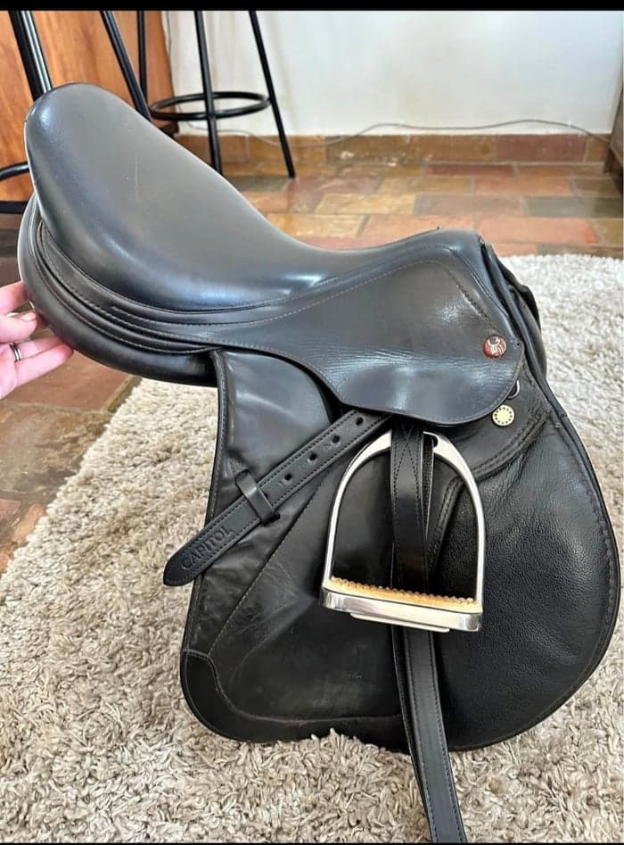 Media 6 av Högkvalitativ Prestige Jumping Saddle - 17H
