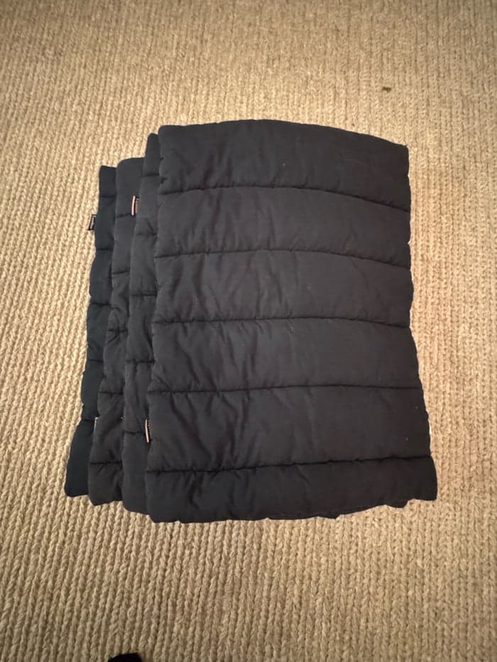 Media 1 av Mörkblå benpaddar 