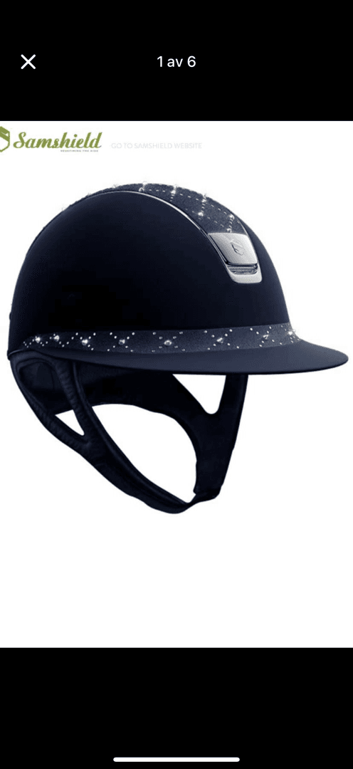 Bild 1 av Marin blå hjälm från Samshield