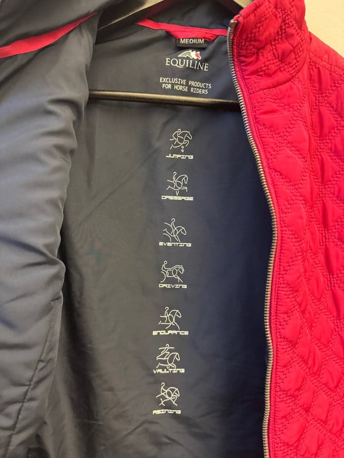 Media 2 of Mörkrosa jacka från Equline