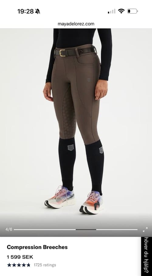 Bild av Bruna ridbyxor från Maya Delorez