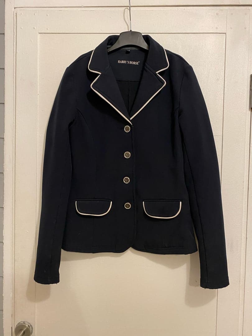 Bild 1 av Mörkblå lätt fodrad kavaj från Harry’s horse