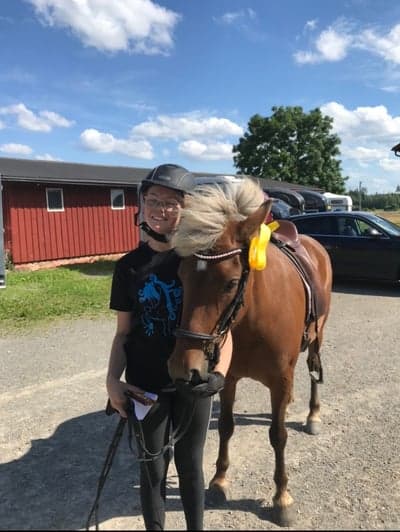 Inlägg 43 av Island med titeln Ridläger på Forsen