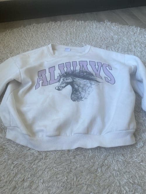 Bild av Vit sweatshirt
