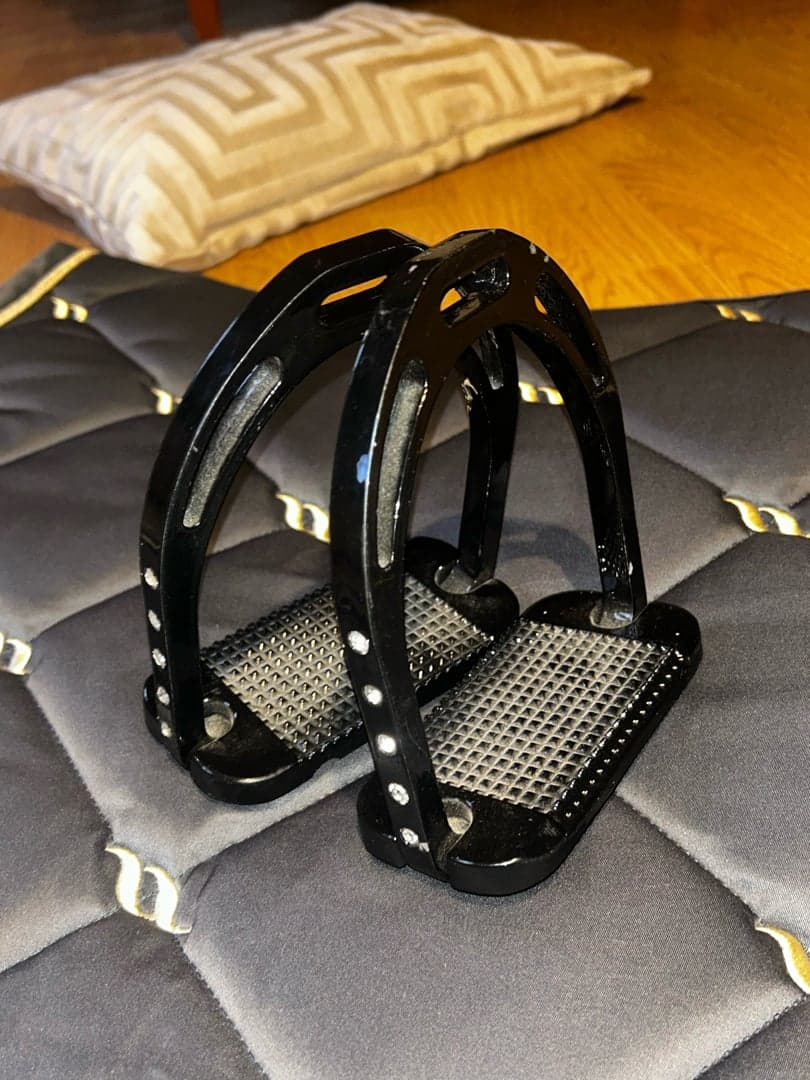 Image 1 of Svarta stigbyglar med glitter från HKM