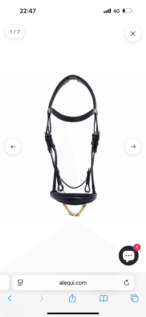 Bild av Svart träns från Alequi 