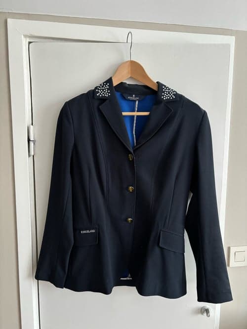 Image of Mörkblå kavaj från Kingsland, strl 36