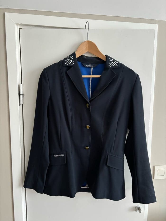 Media 1 of Mörkblå kavaj från Kingsland, strl 36