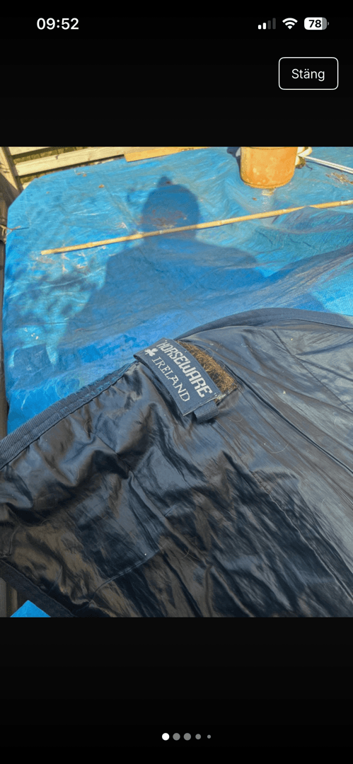 Bild 3 av Mörkblå liner  från Horseware Ireland