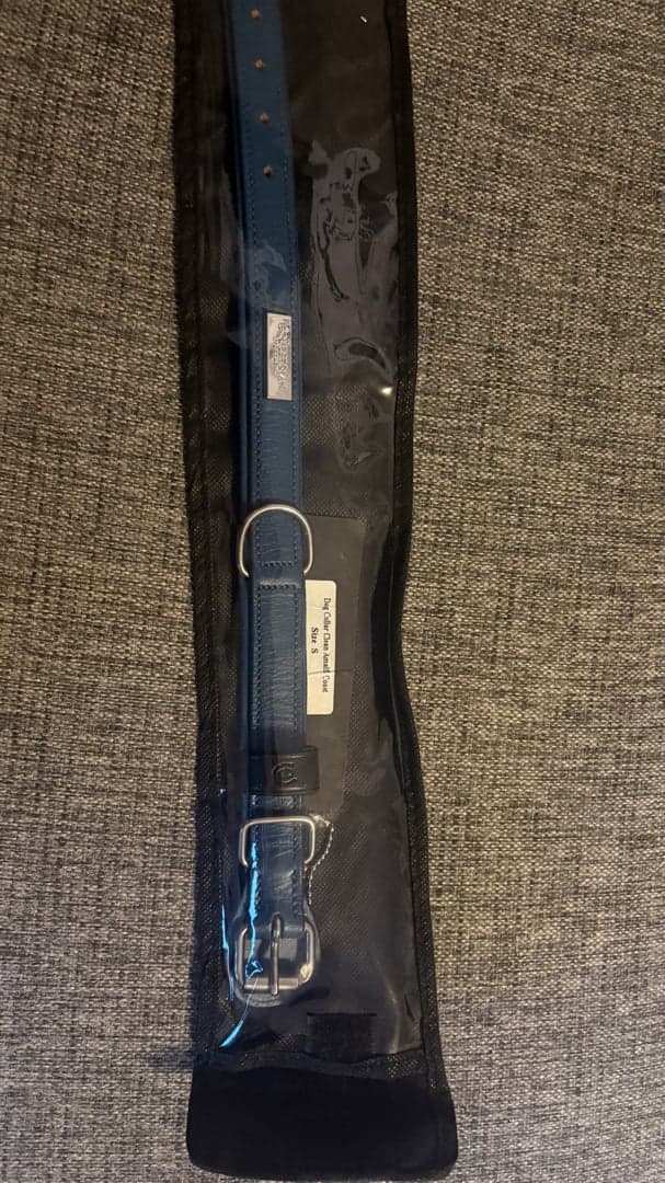 Bild 2 av Blått hundhalsband storlek S 