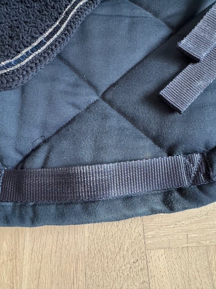 Media 5 of Mörkblått schabrak med matchande huva