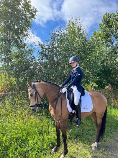 Post 23 of German Riding Pony with title Cappuccino’s första SM