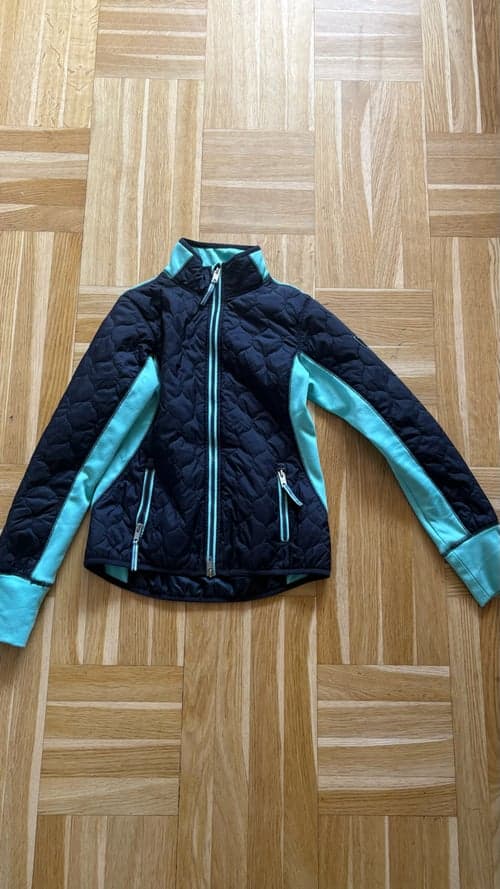 Bild av Mörkblå och turkos jacka