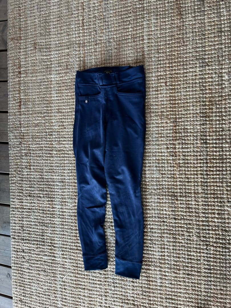 Image 1 of Mörkblå ridbyxor