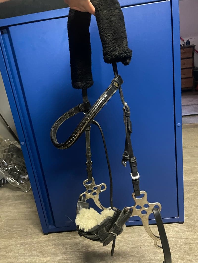 Bild 3 av Svart hackamore strl FULL