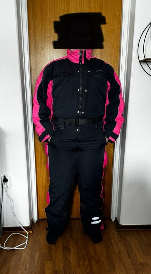Image of Svart och rosa overall