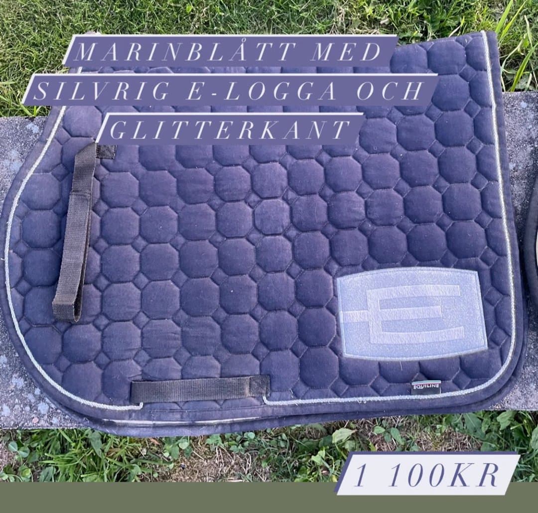 Bild 1 av Marinblått Equiline schabrak