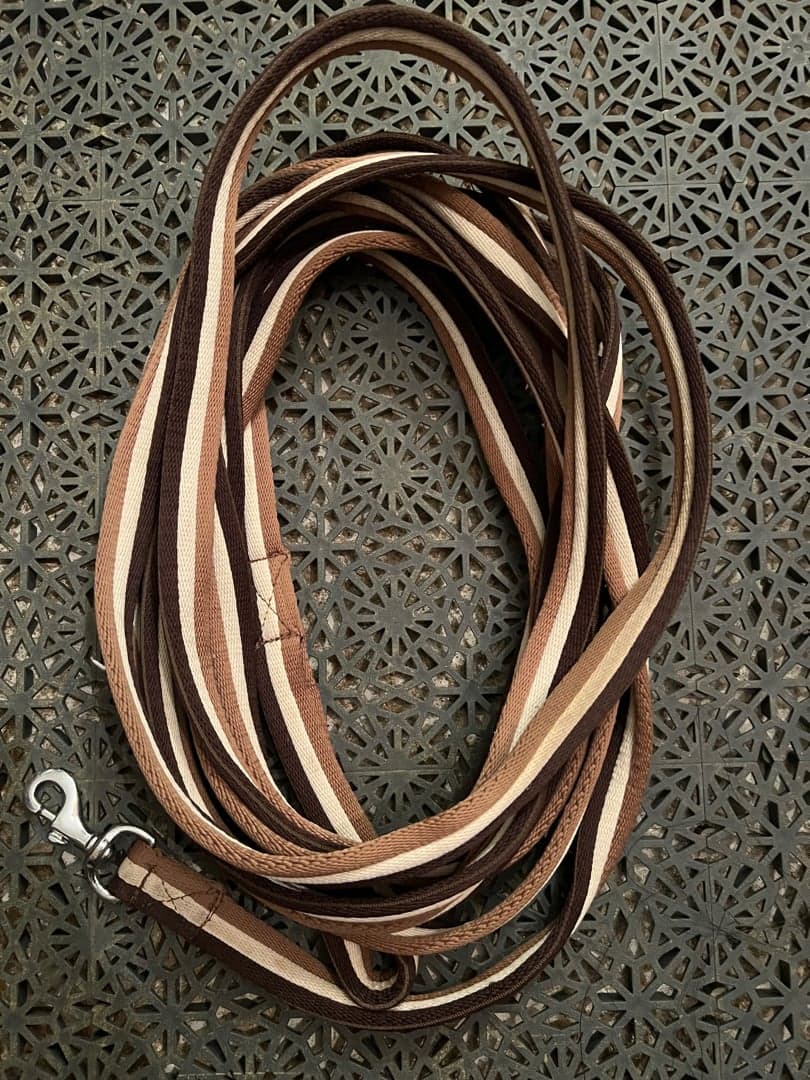 Bild 1 av Brun och beige longerlina