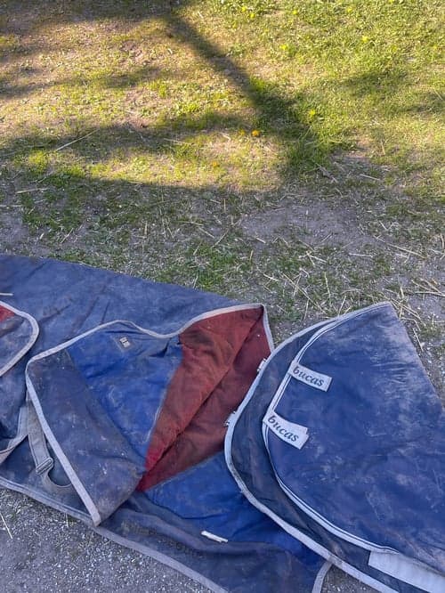 Image of Blå täcke från Bucas