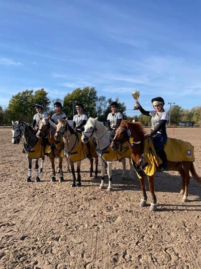 Inlägg 6 av Dansk Sportponny med titeln LAG SM GULD🏆🌟