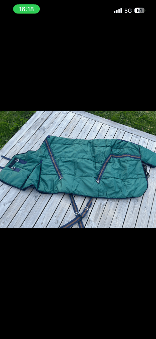 Bild av Grönt stalltäcke ifrån onehorse