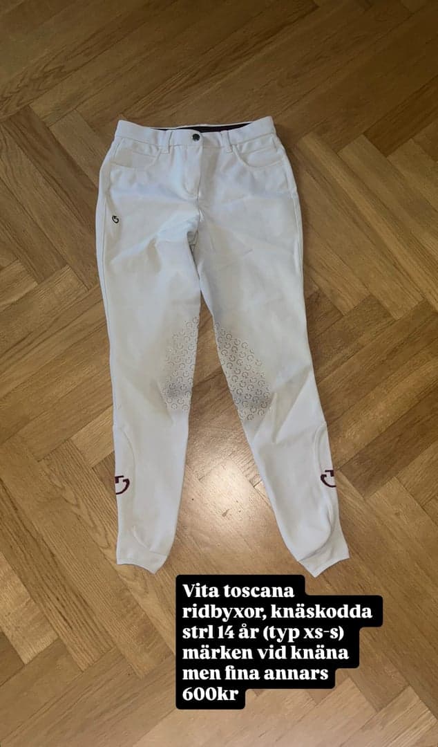 Image 1 of Vita ridbyxor från Cavalleria Toscana