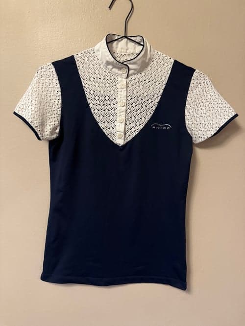 Bild av Mörkblå kortärmad tävlingströja från Animo